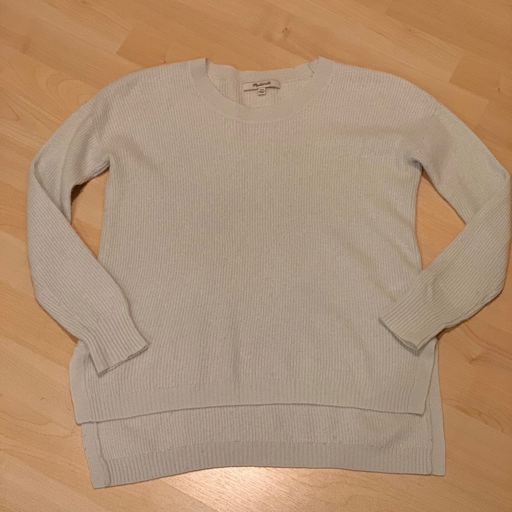 Madewell aqua sweater